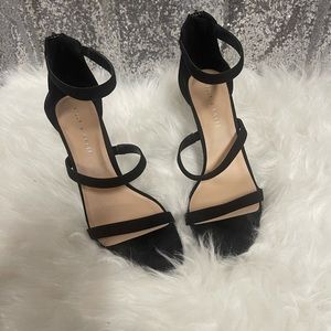 Kelly and Katie heels black suede size 10
